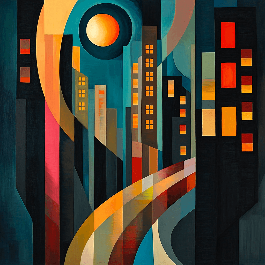 László Moholy-Nagy Inspired Dynamic Dance Of Light Numbered Painting Kits