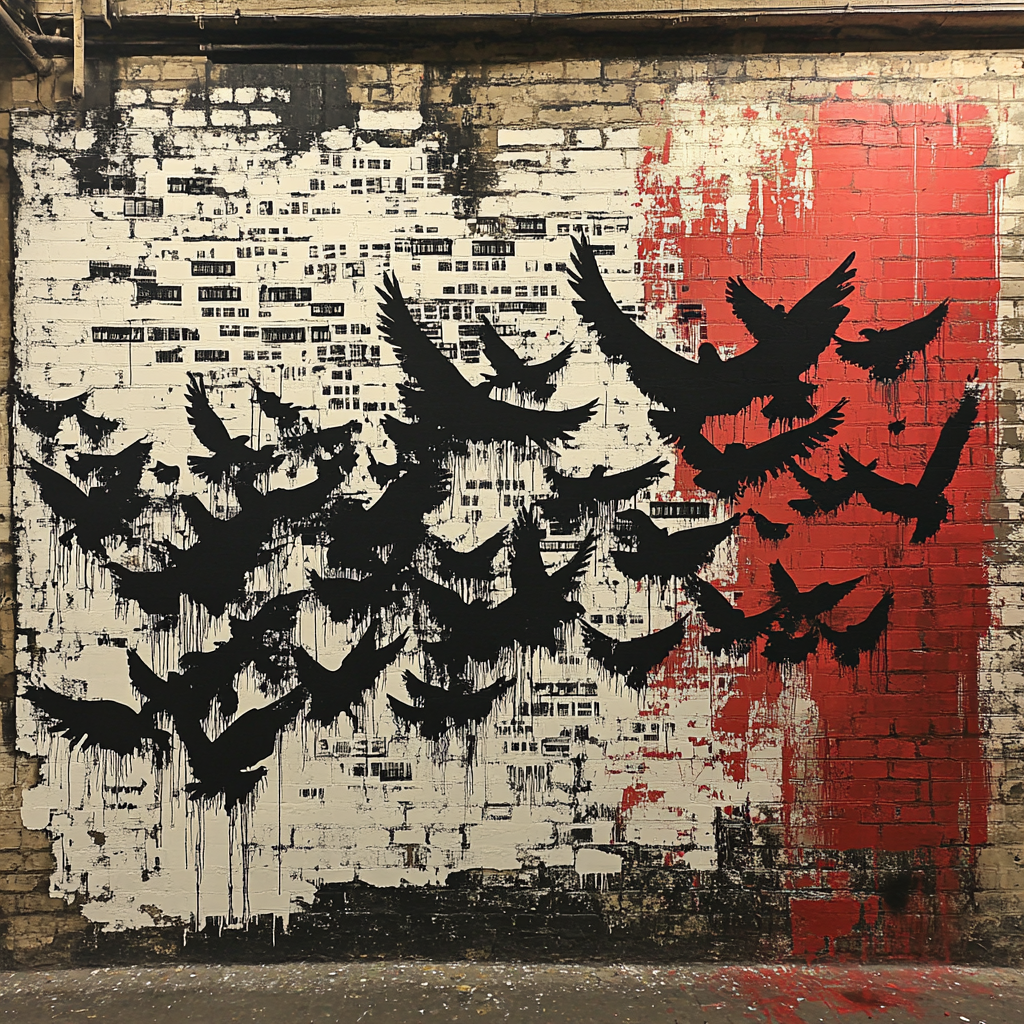 Banksy Inspired Anti Consumerism Resonance Paint by numbers kits