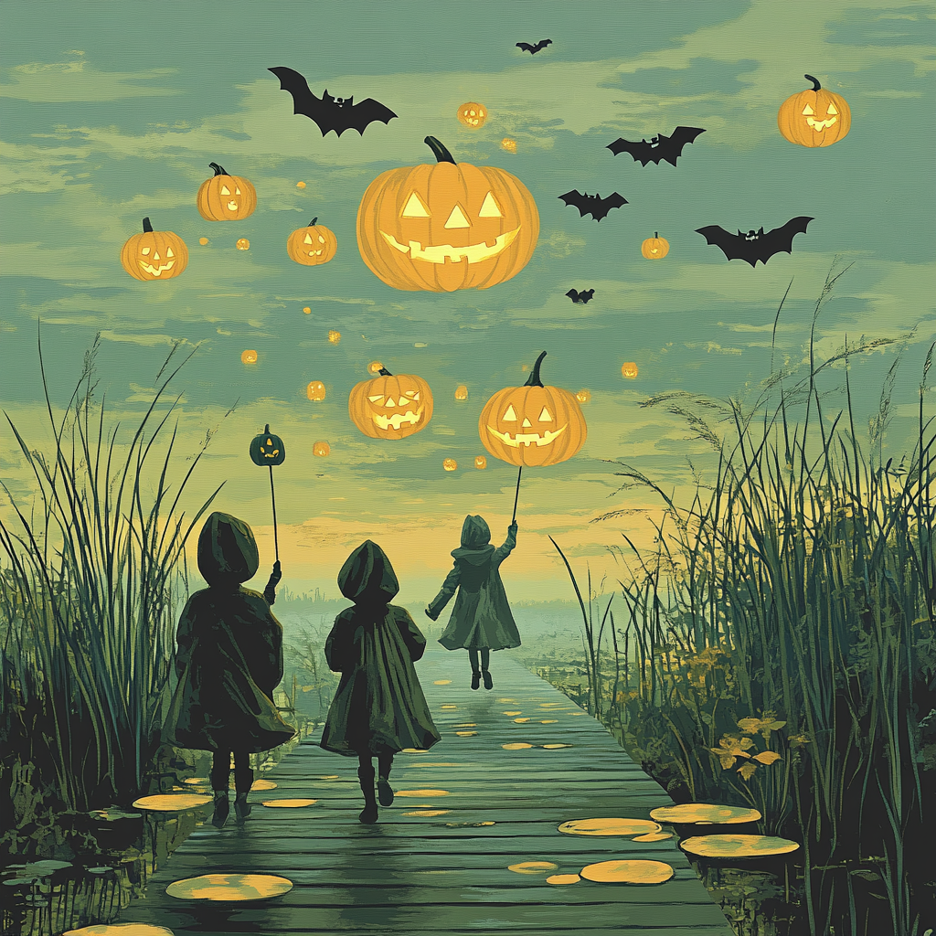 Lantern Fish Of The Moon Marsh Numbered painting kits