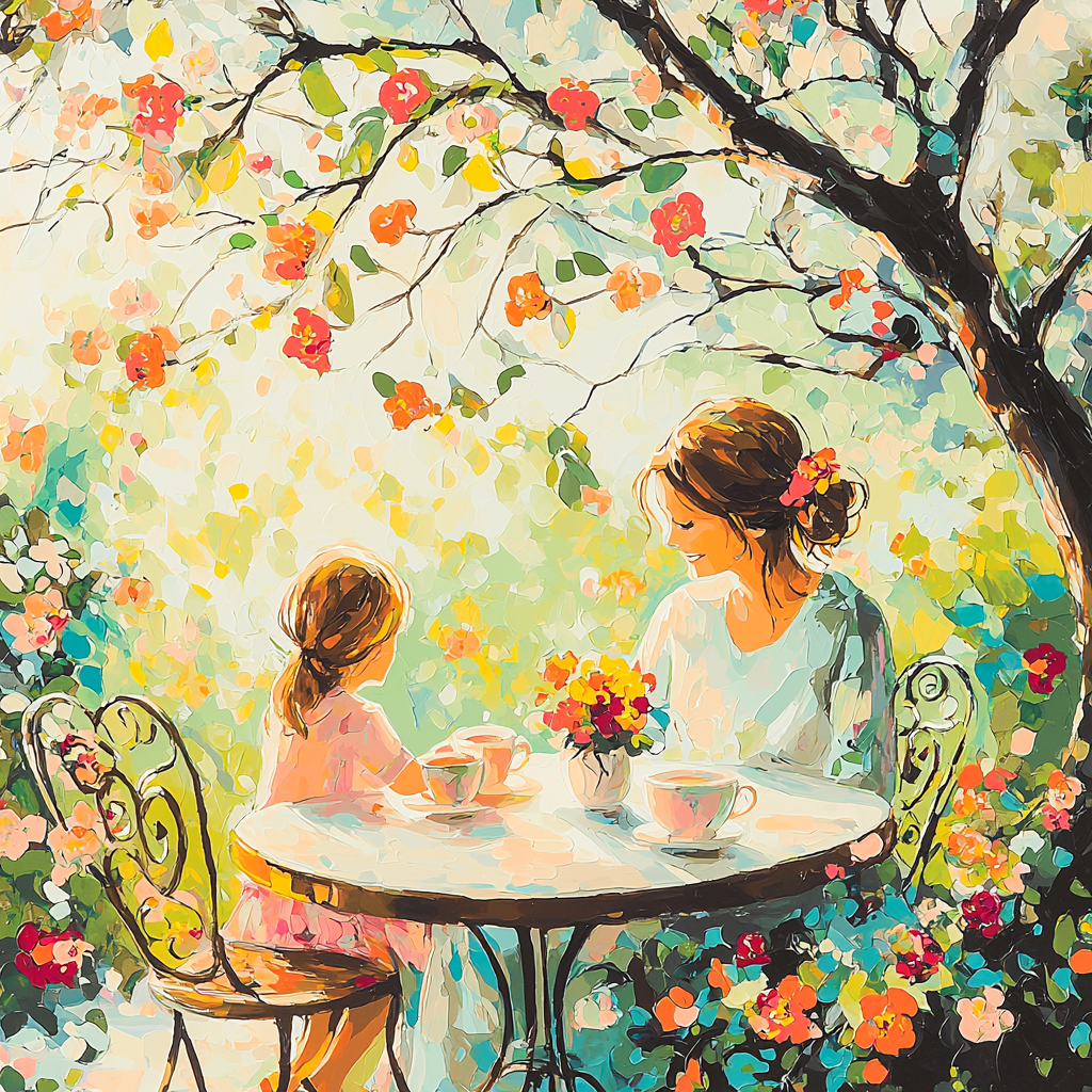 Blissful Afternoon Tea Paint By Numbers