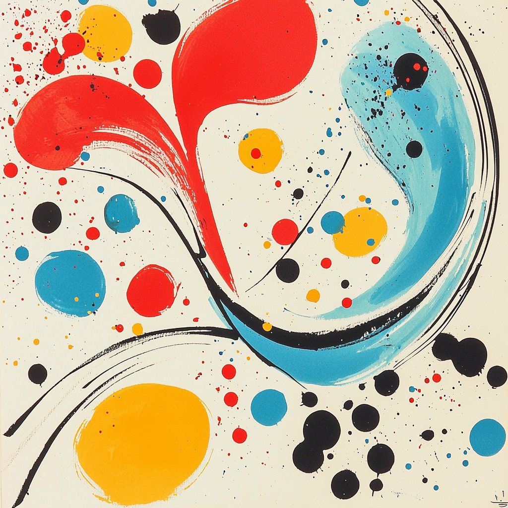 Joan Miró Inspired A Symphony Of Whimsy Painting By Numbers Kit