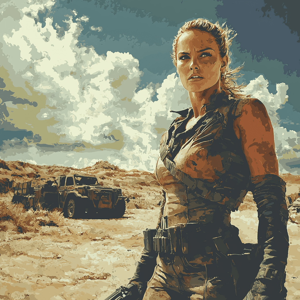 Charlize Theron: The Fierce Force Of Cinema Painting Number Kit
