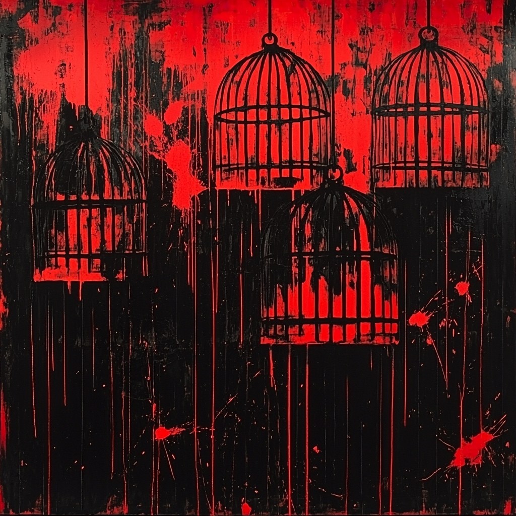 Banksy Inspired Caged Voices Painting By Numbers Kit