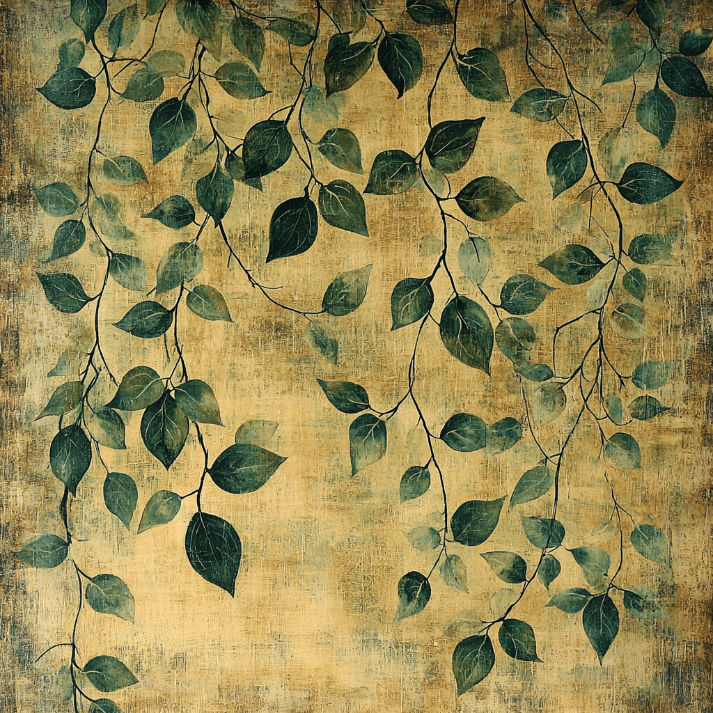 Leonardo Da Vinci Inspired Nature's Harmony: A Study In Leaves And Vines Numbered Painting Kits