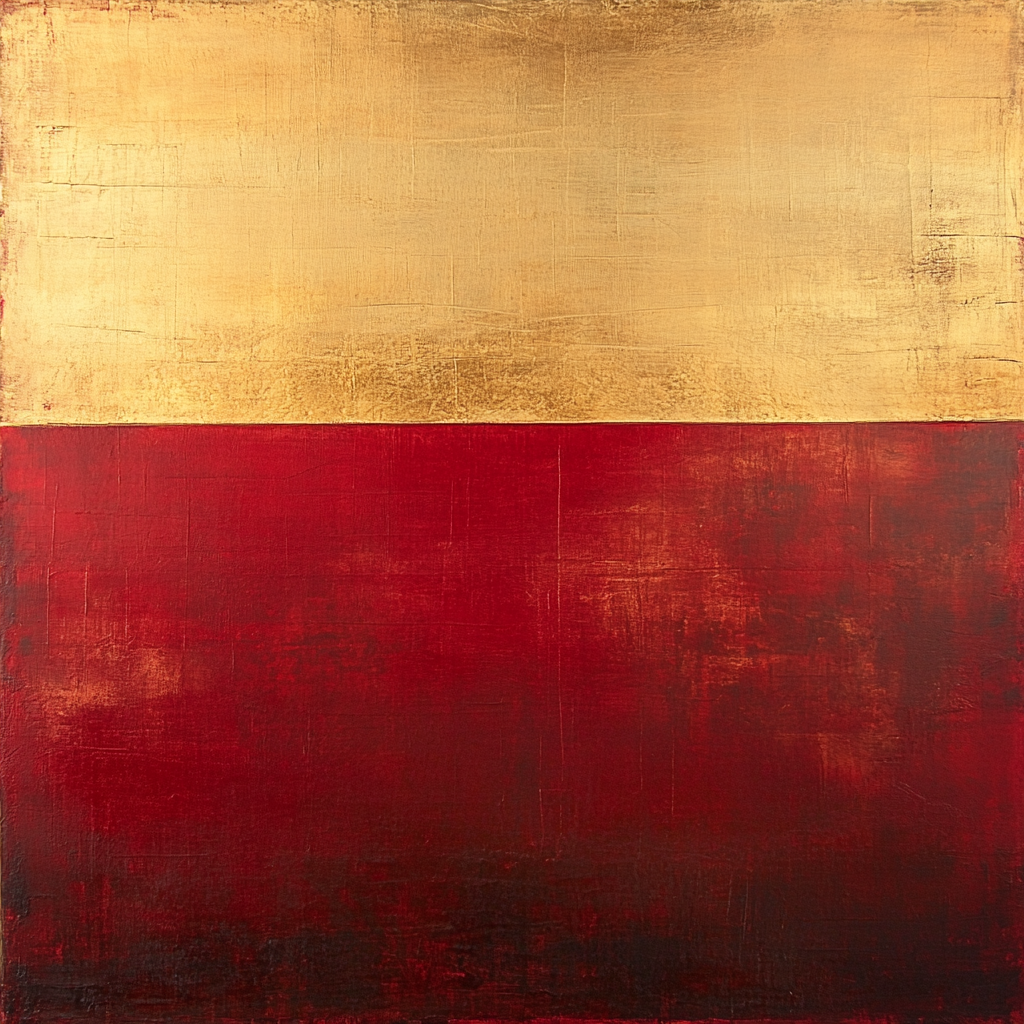 Mark Rothko Inspired Crimson Quietude Paint by numbers kits