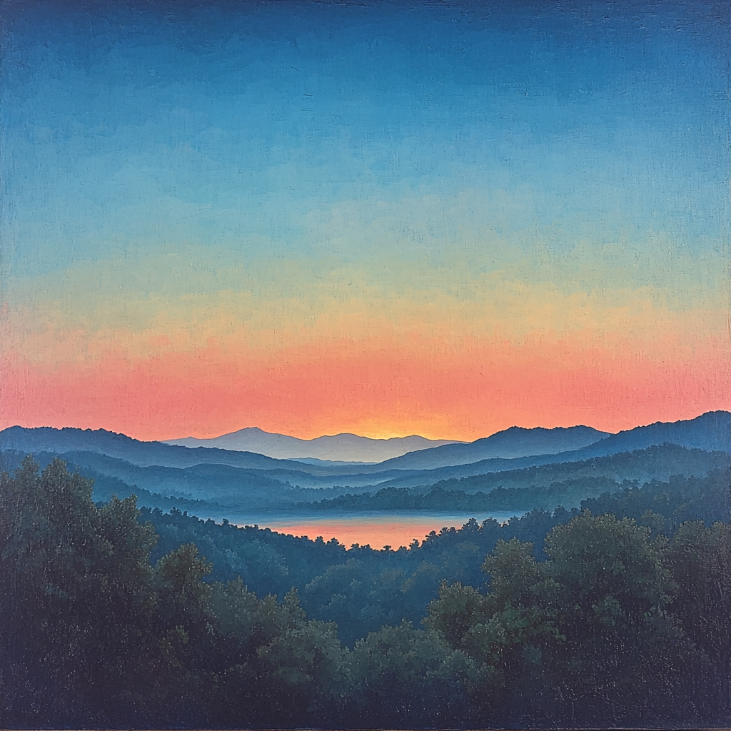 Caravaggio Inspired Luminous Horizons Painting Number Kit