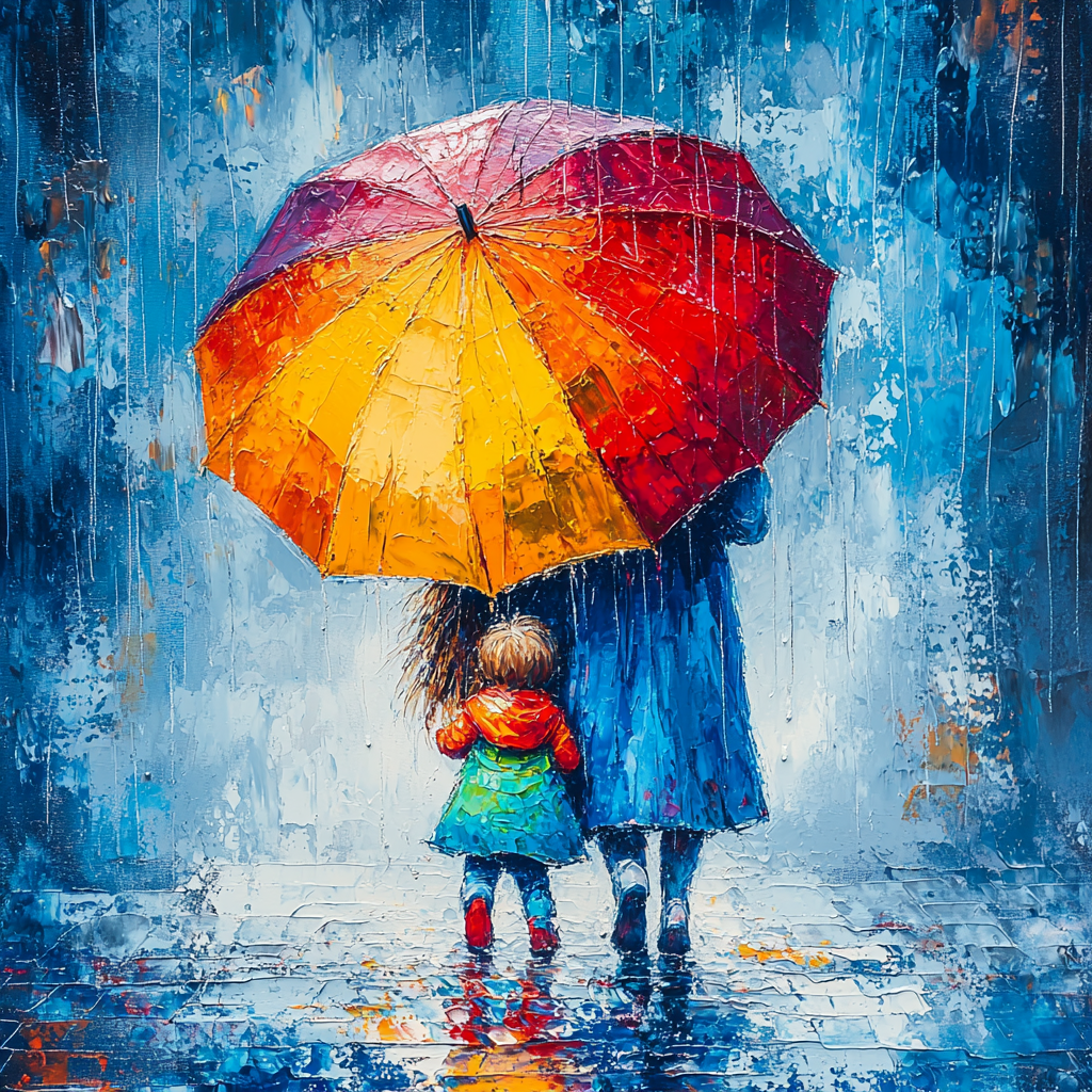 Under Her Wing DIY Paint By Numbers