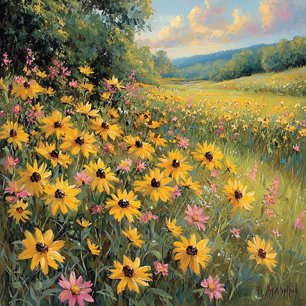 Memories In Bloom Painting Number Kit