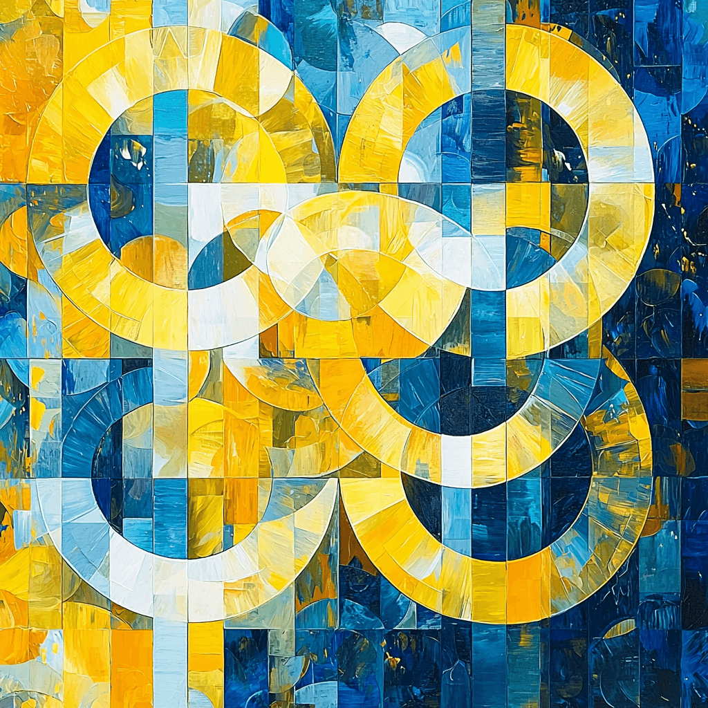 Kazimir Malevich Inspired Celestial Shapes Painting By Numbers Kit