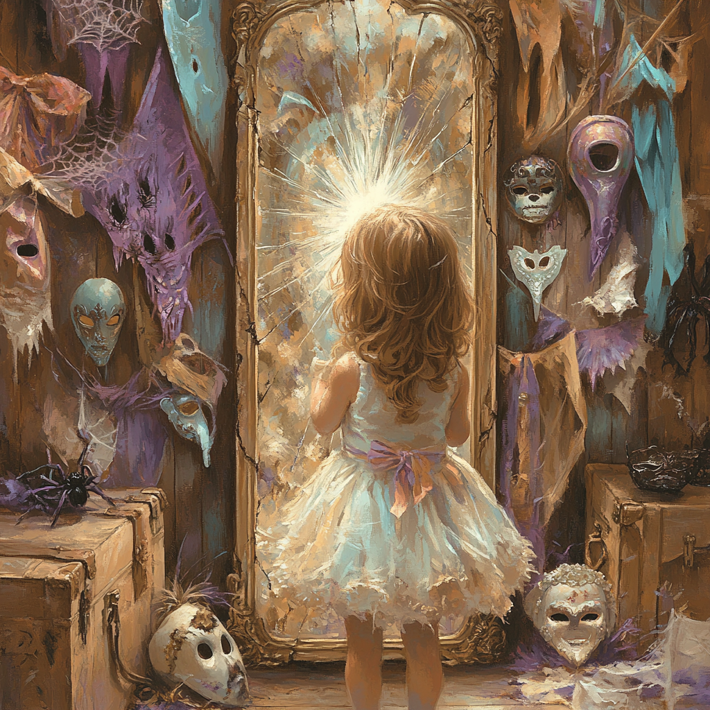 Mirror Of Forgotten Costumes Painting by numbers kit