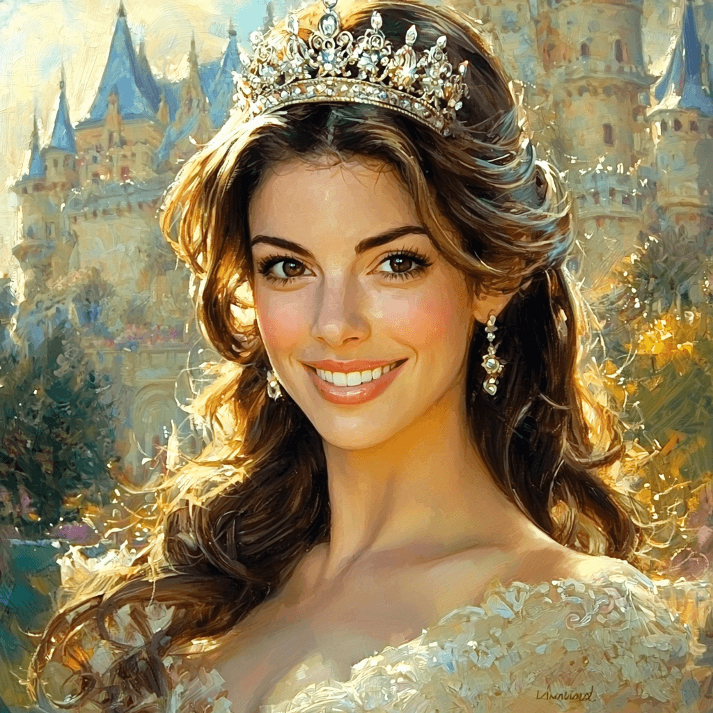 Anne Hathaway: Dancing Through Princess Dreams And More Painting By Numbers Kit