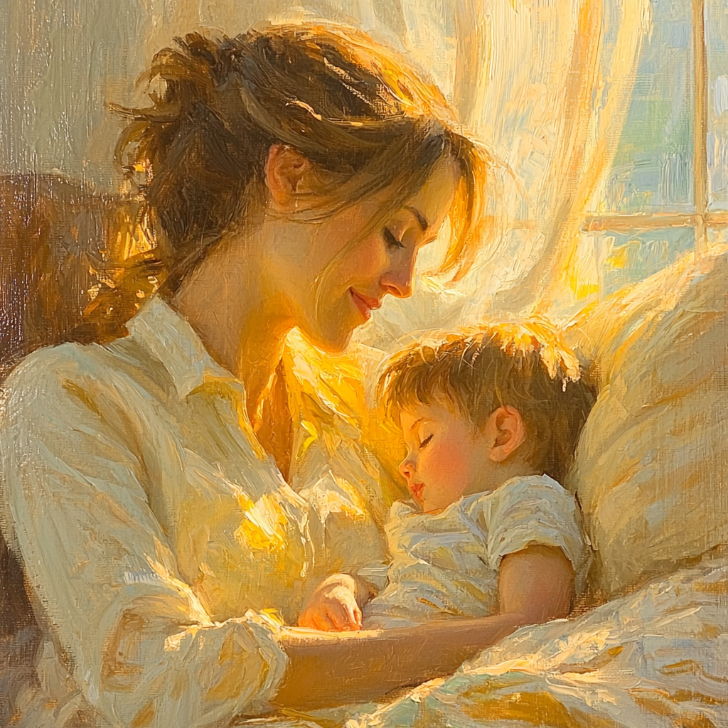 Maternal Morning Light DIY Paint By Numbers