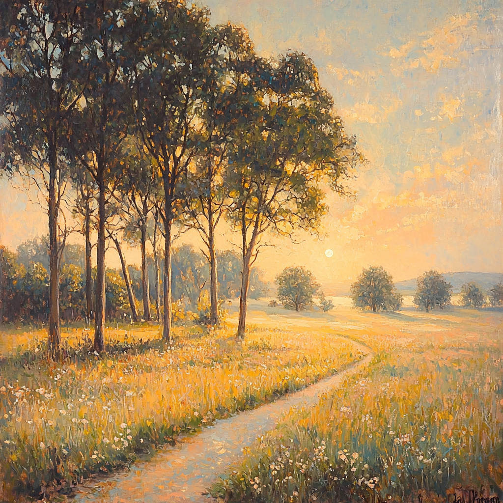 Edgar Degas Inspired Gentle Morning Light Paint By Numbers