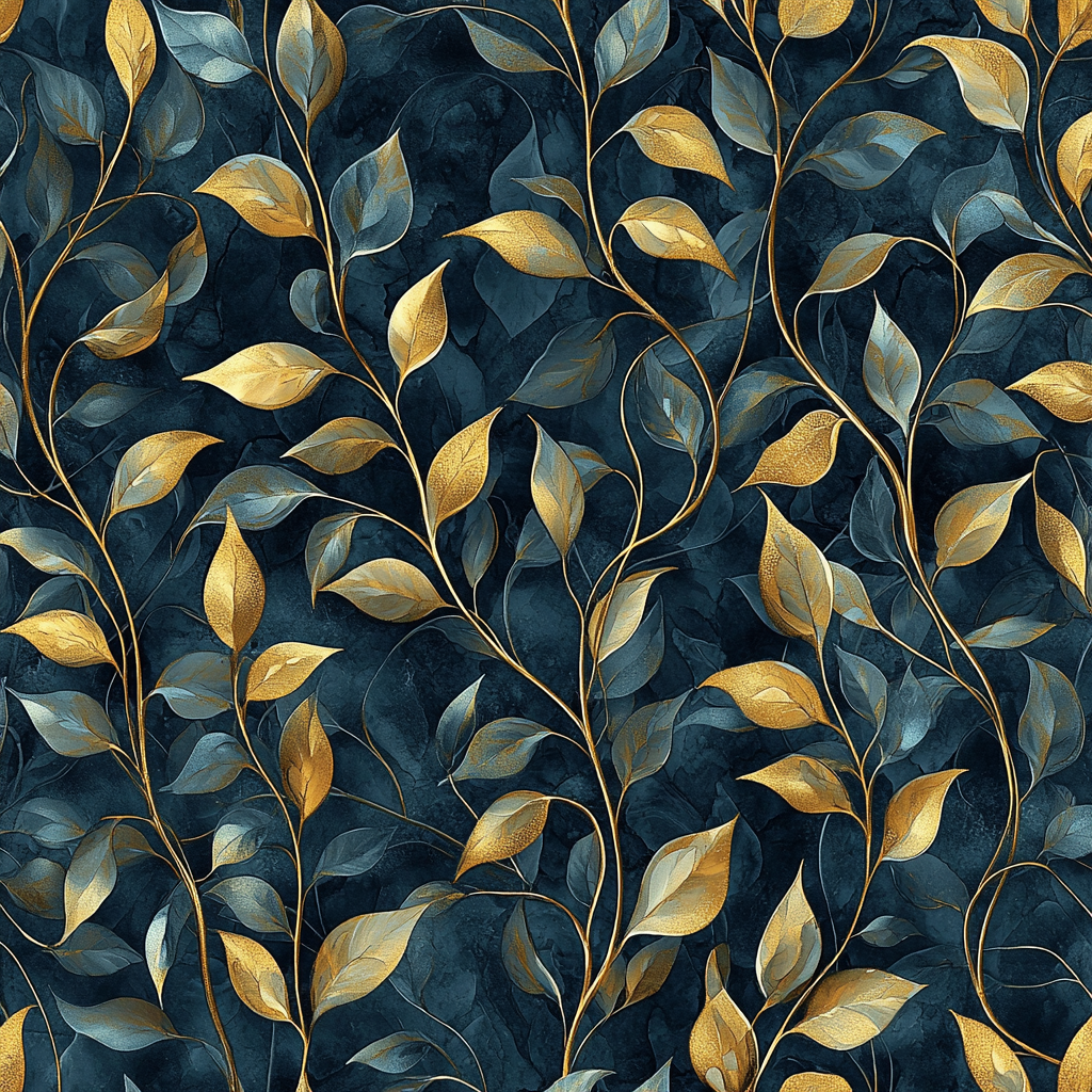 Gustav Klimt Inspired Ethereal Vines Paint By Color