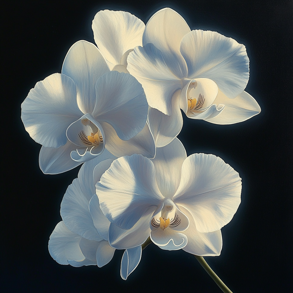 Caravaggio Inspired Petal Embrace painting number kit