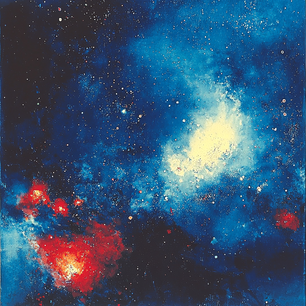 Joan Miró Inspired Nebula Exploration Numbered Painting Kits