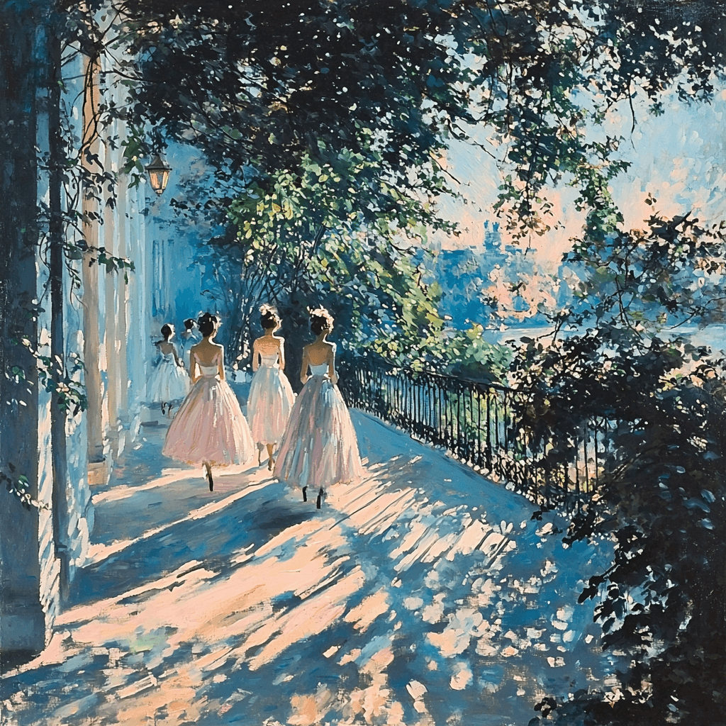 Edgar Degas Inspired Dance Of Shadows DIY Paint By Numbers