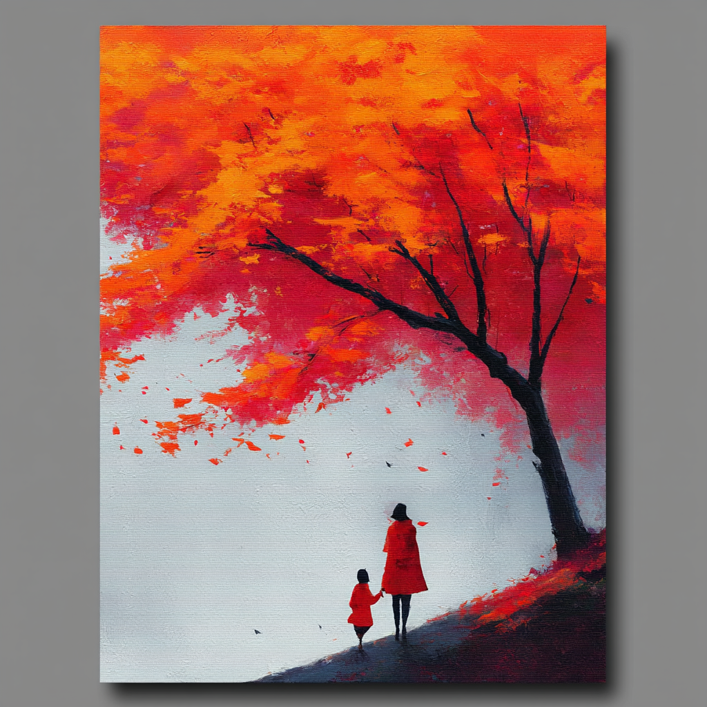 Crimson Canopy Paint By Numbers