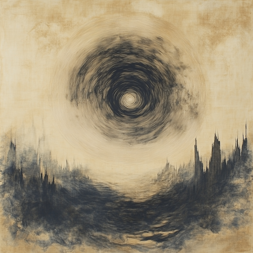 Zhao Mengfu Inspired Silken Ink Nebula Numbered painting kits