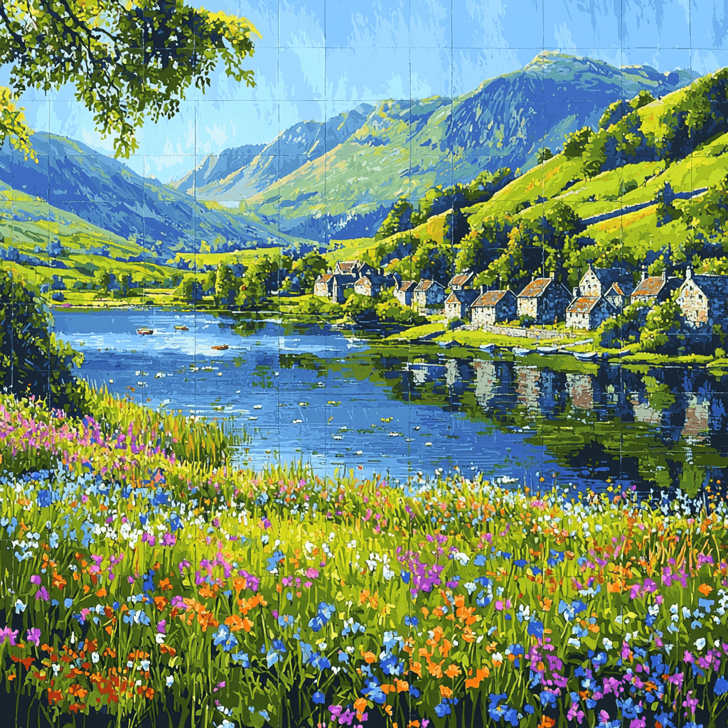 Lake District Paint By Number