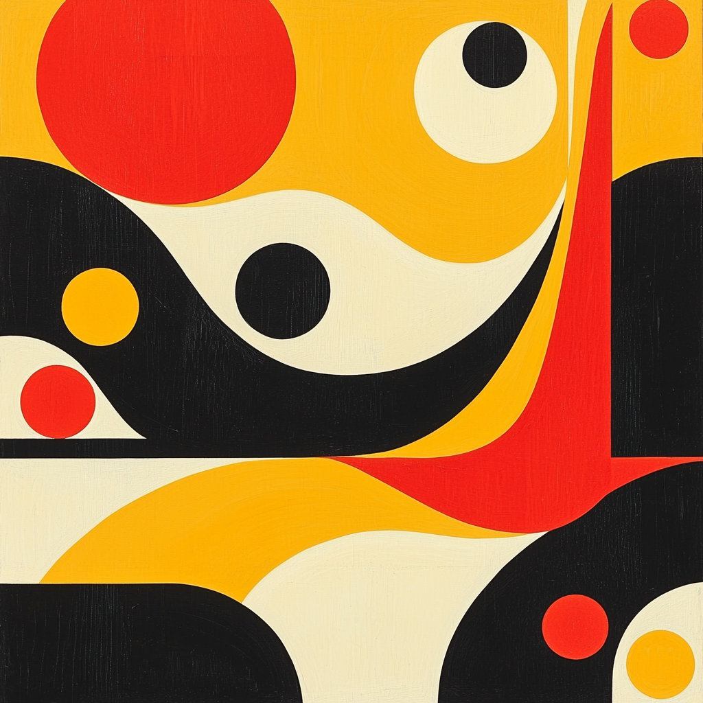 Joan Miró Inspired The Vibrant Journey Number Painting