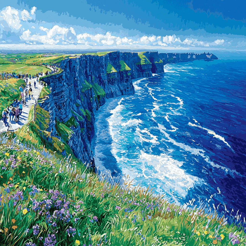 Cliffs Of Moher DIY Paint By Numbers