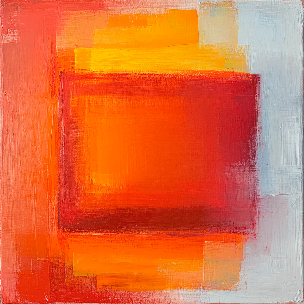 Mark Rothko Inspired Boundless Energy Painting Number Kit