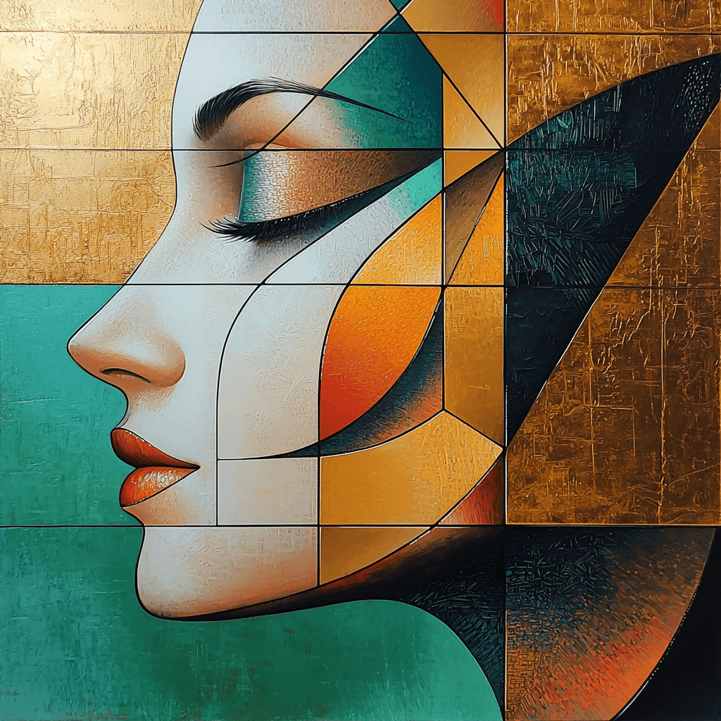 Tamara De Lempicka Inspired Deco Retro Futurism Paint By Numbers Kits