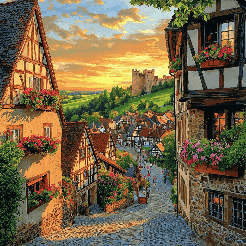 Dinan - France Painting Number Kit