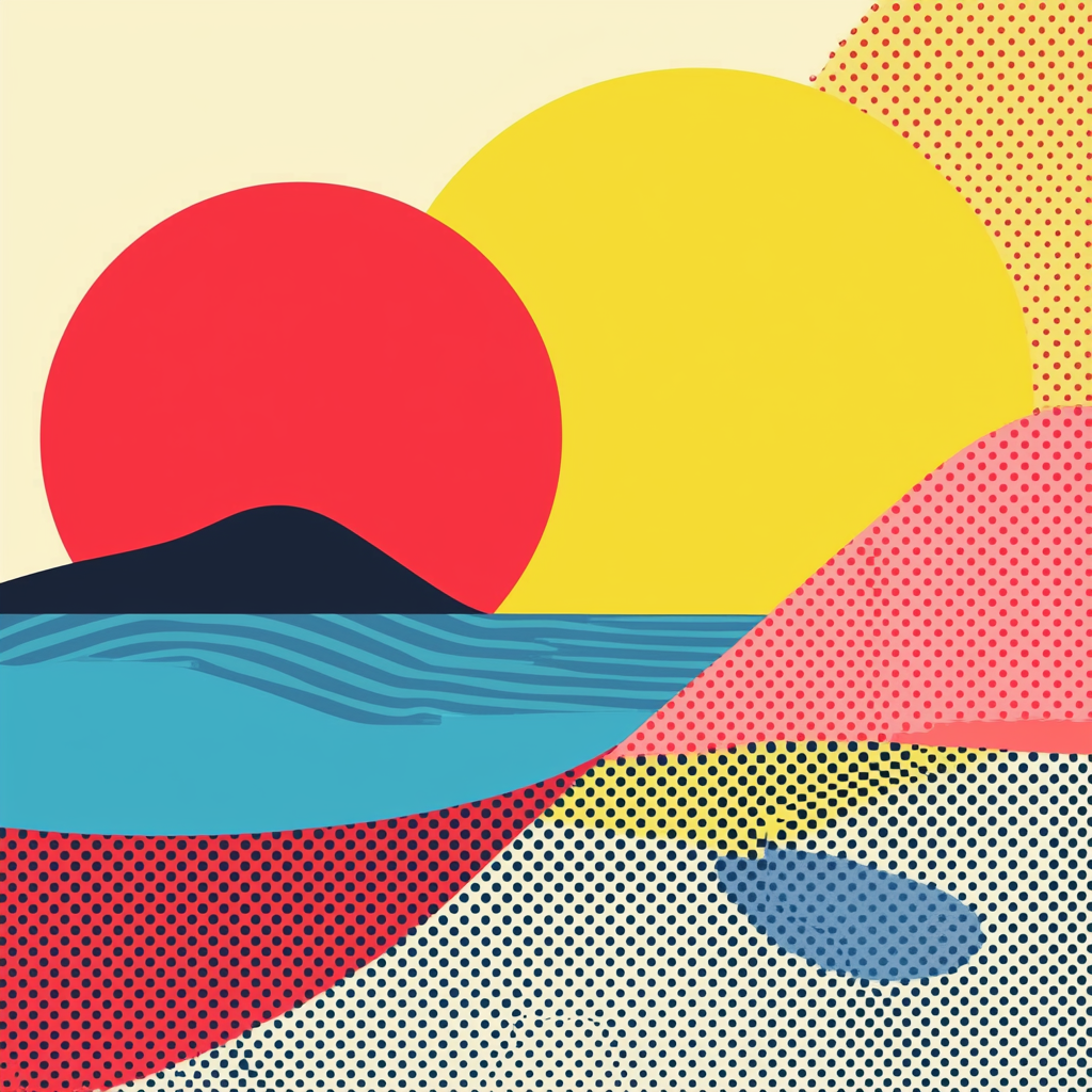 Roy Lichtenstein Inspired Lichtenstein's Tech Fantasy Painting Number Kit