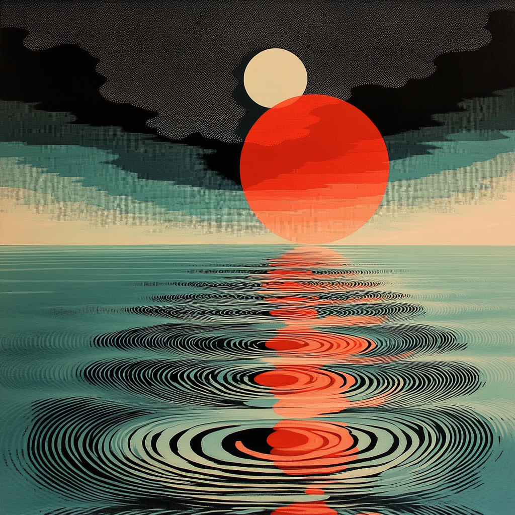 Yayoi Kusama Inspired Mirror Ocean Of Dots paint by color