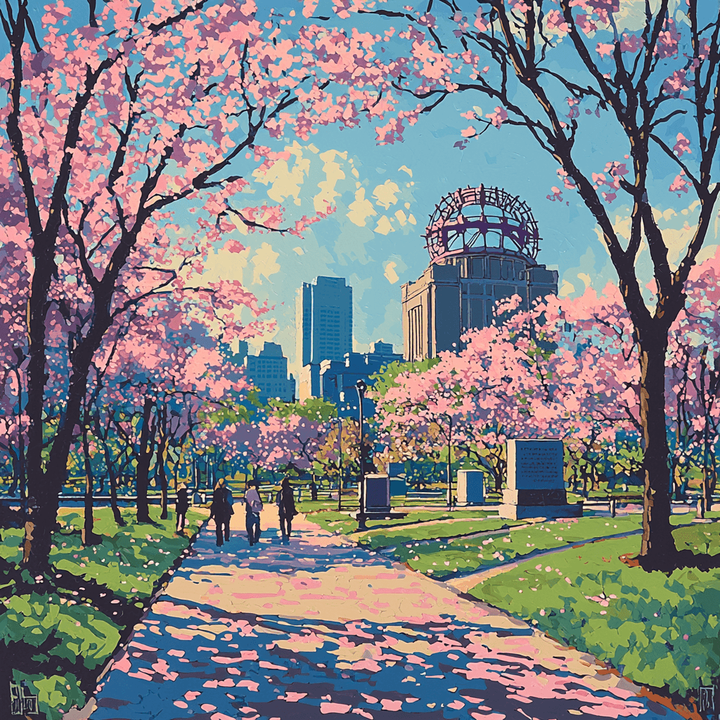 Hiroshima Peace Memorial Park - Hiroshima, Japan Paint By Numbers