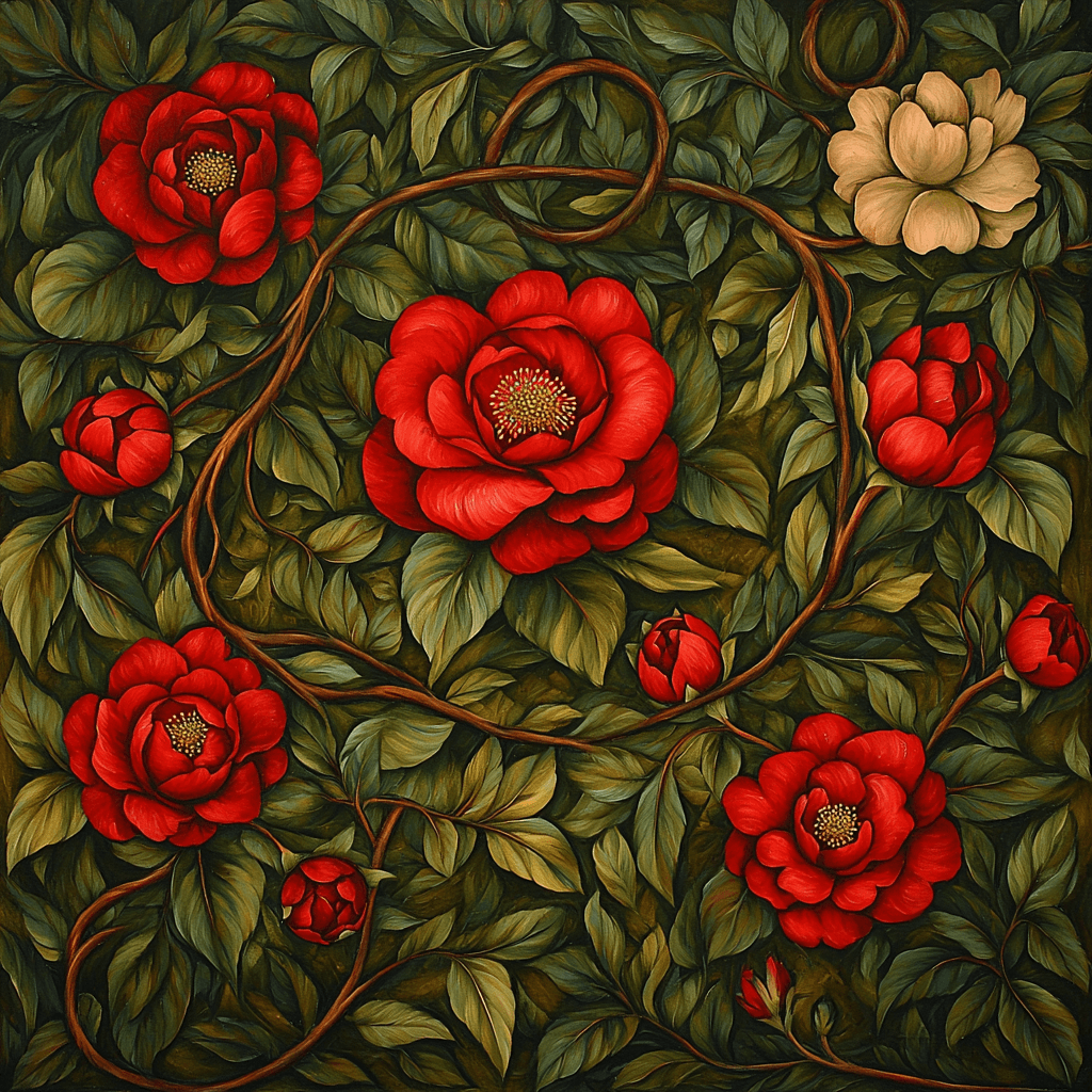 Frida Kahlo Inspired Resilience Of The Serpentine Garden Number Painting