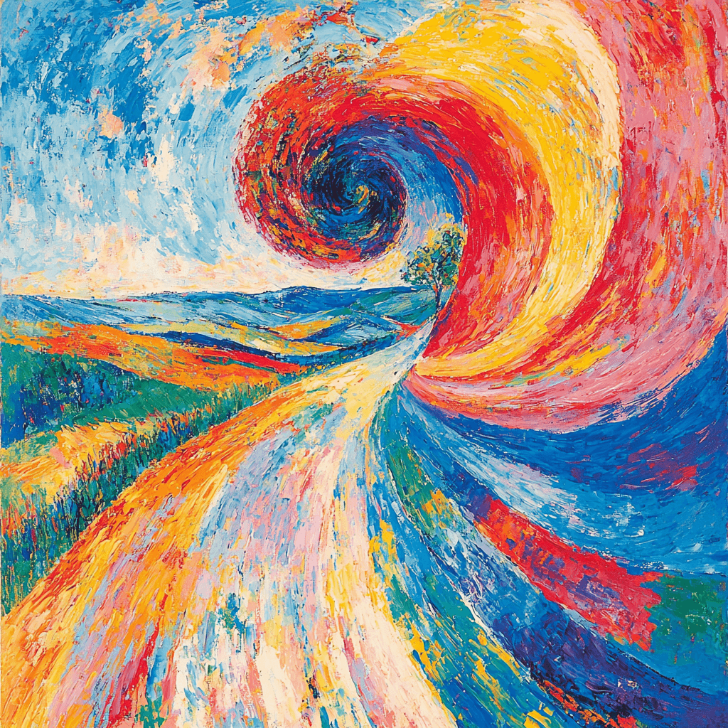 Paul Cézanne Inspired Whirling Patterns Of Emotion Painting By Numbers Kit