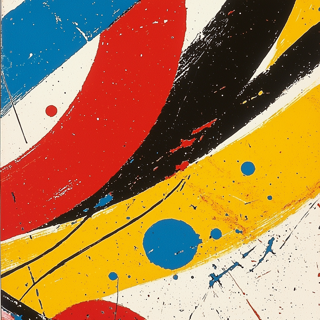 Joan Miró Inspired Flow Of Creativity Paint By Numbers Art