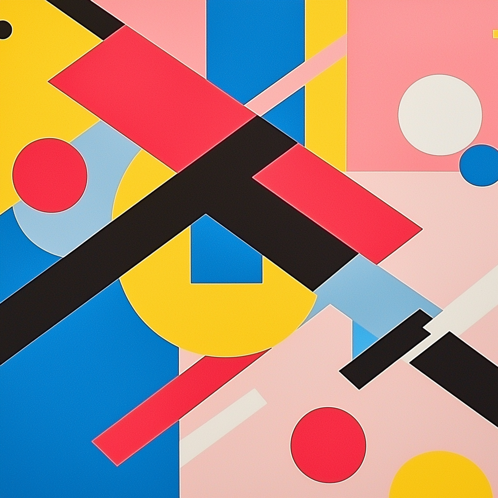 Kazimir Malevich Inspired Play Of Forms Paint By Numbers Kits