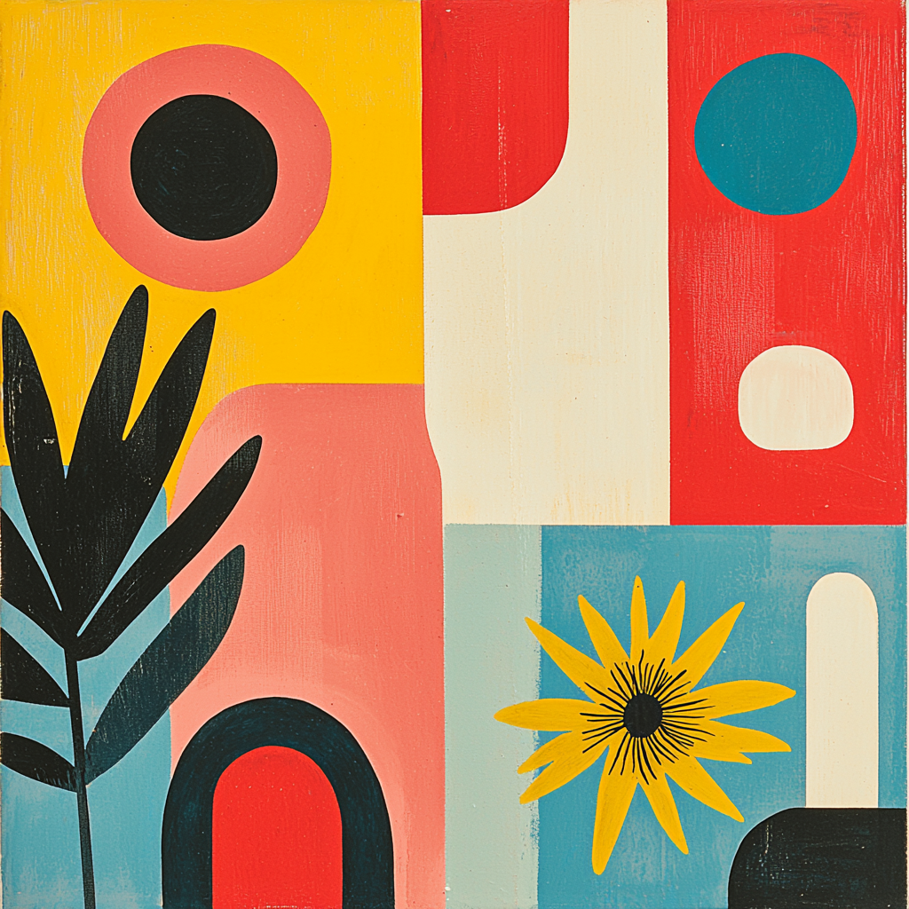 Joan Miró Inspired Ebullient Expressions Paint By Numbers Art