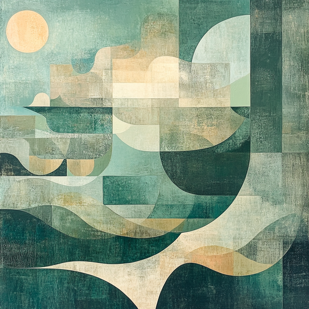 Max Ernst Inspired Celestial Dreamscape Abstraction Paint by numbers art