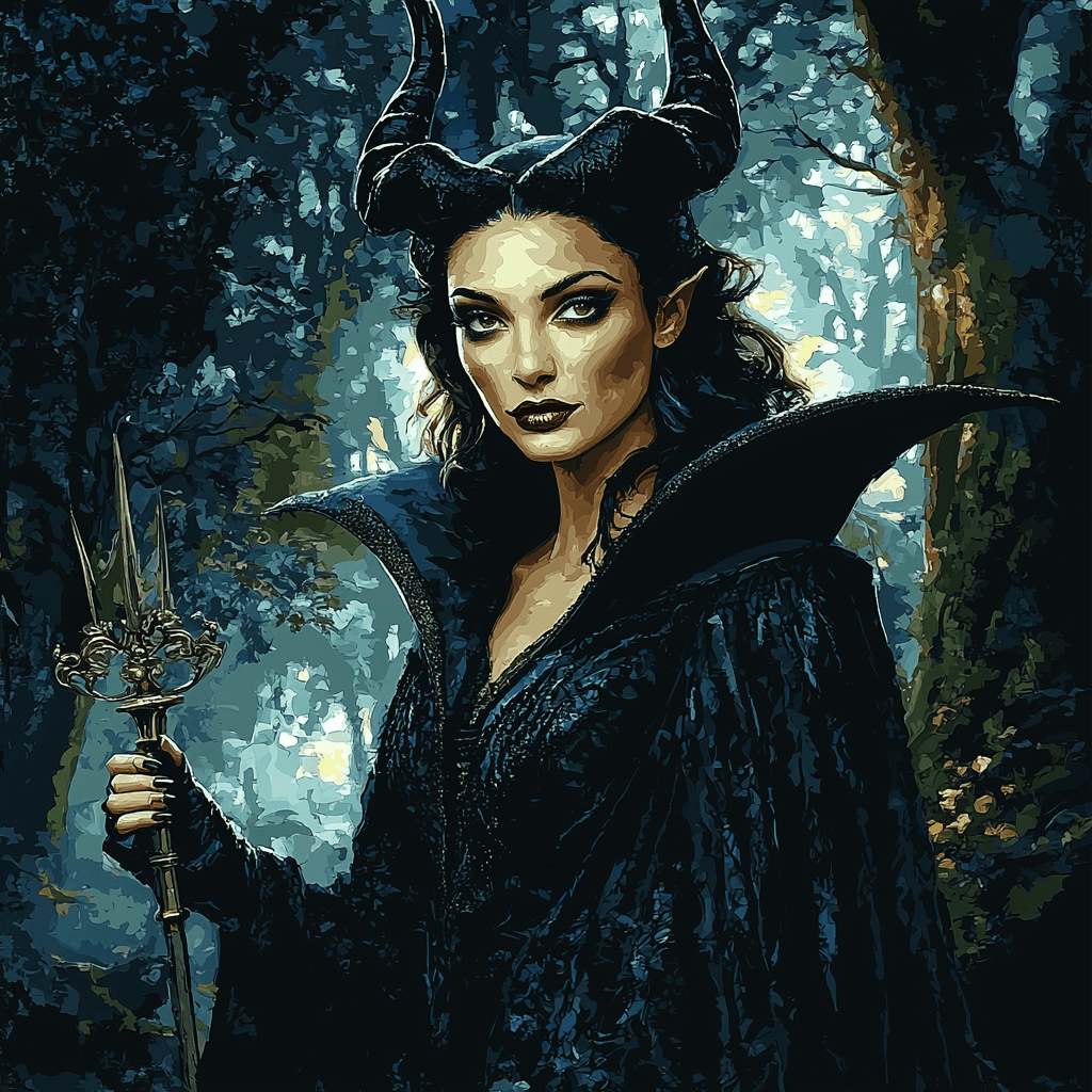 Angelina Jolie: The Rebel Heart Of Maleficent Paint By Numbers