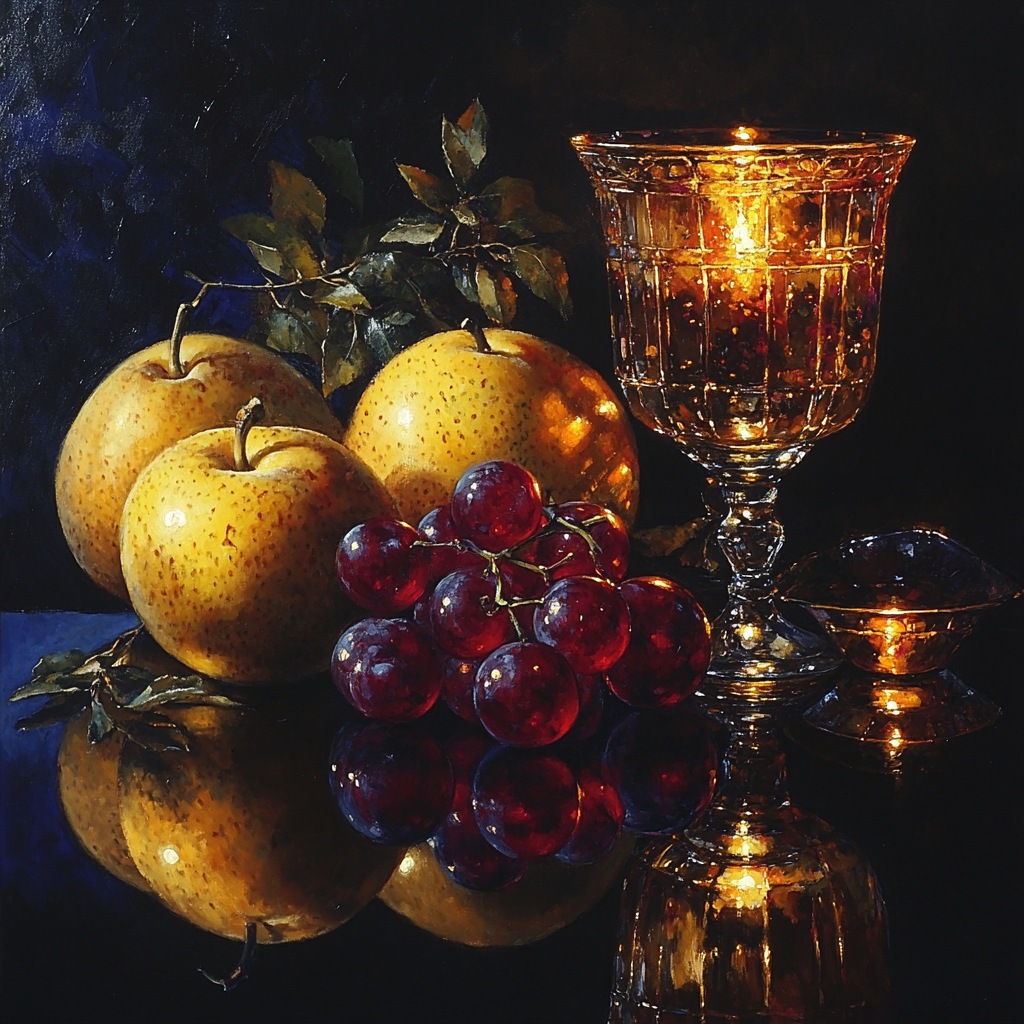 Caravaggio Inspired Baroque Still Life Painting by numbers kit