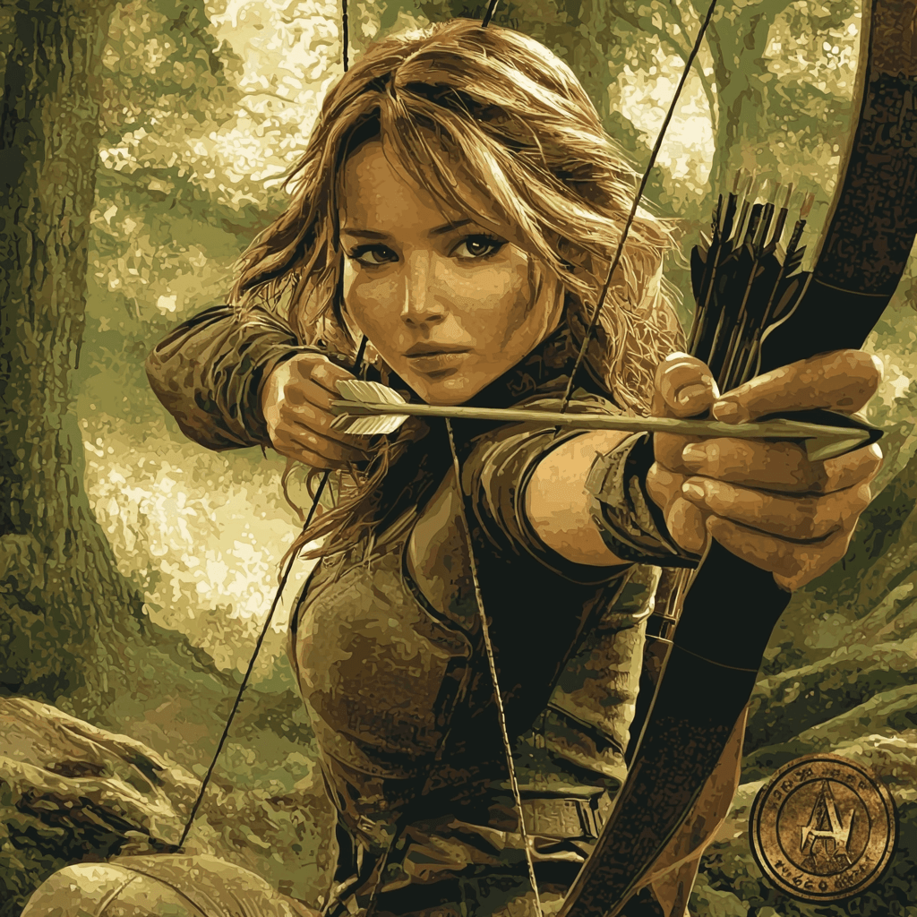 Jennifer Lawrence: A Star In The Hunger Games Of Hollywood DIY Paint By Numbers