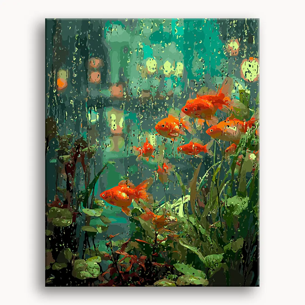 Happy Painting Exclusive DIY Paint by Number Kit Stress Relief Relaxation Toys Beginner Painting Kits Handicrafts with Lions Flowers & Birds Designs