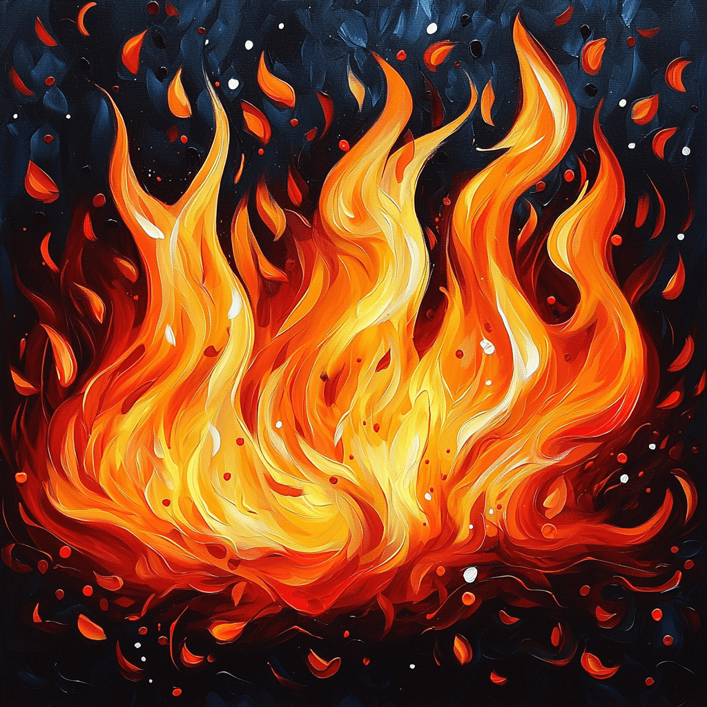 Caravaggio Inspired Flames Of Passion Paint By Numbers Kits