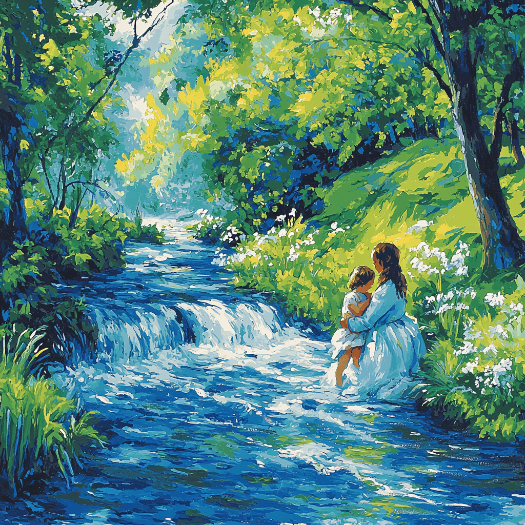 Lullaby By The Stream Numbered Painting Kits