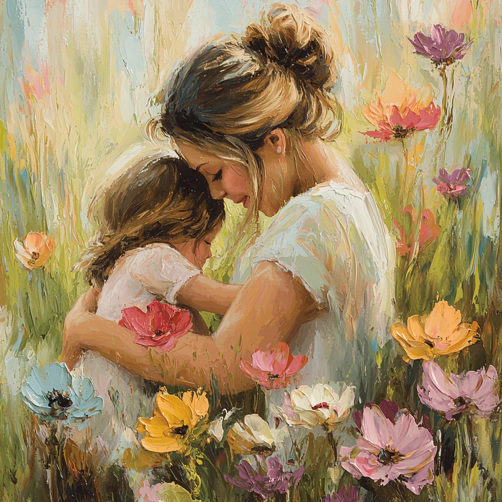 In The Warm Embrace Of Nature Number Painting
