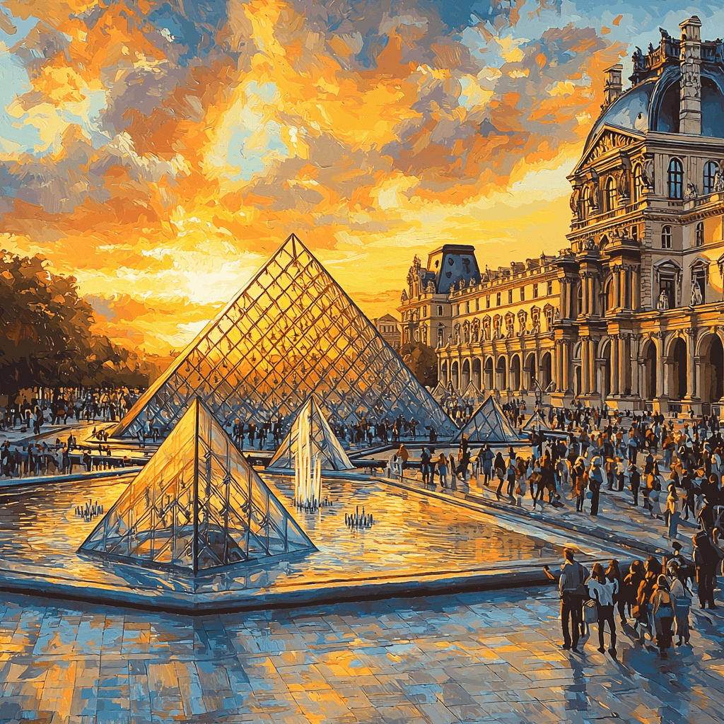 Louvre Museum DIY Paint By Numbers