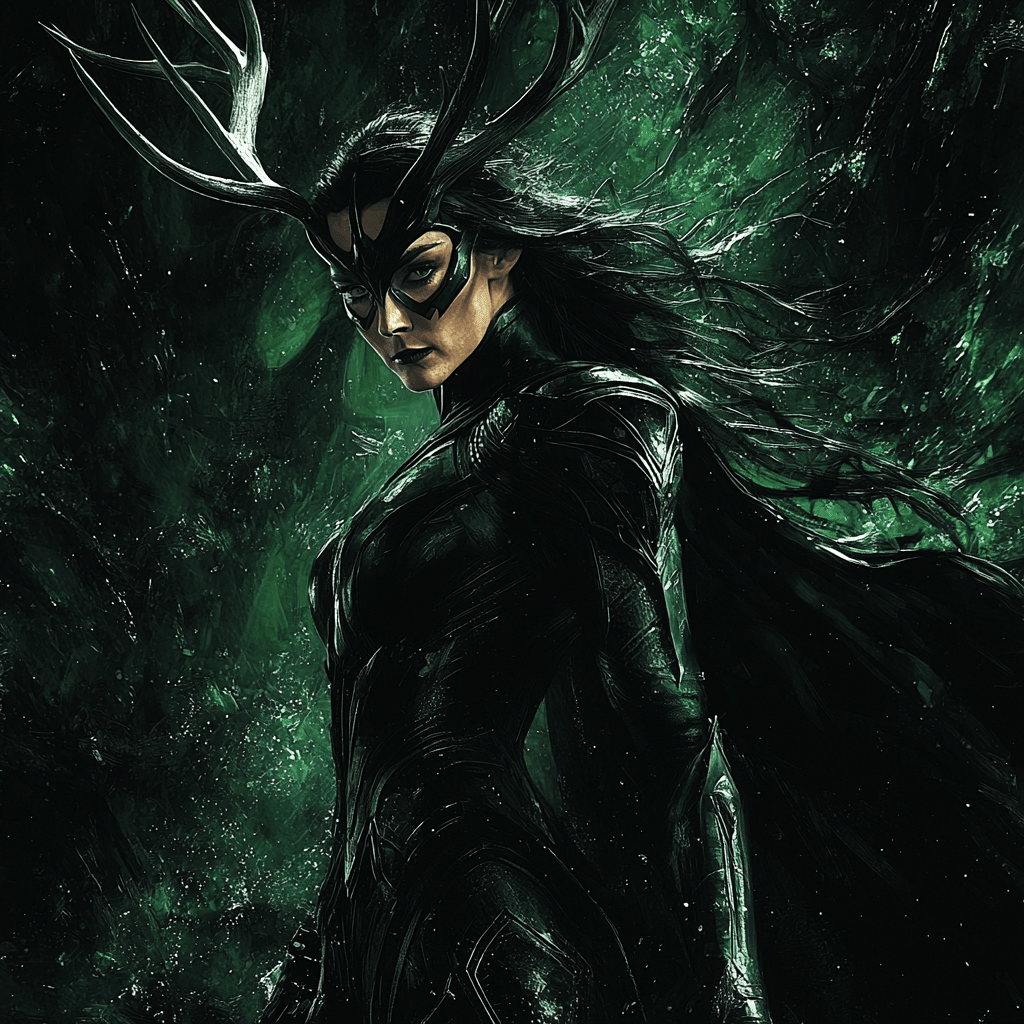 Cate Blanchett: The Enigmatic Presence Of Hela Number Painting