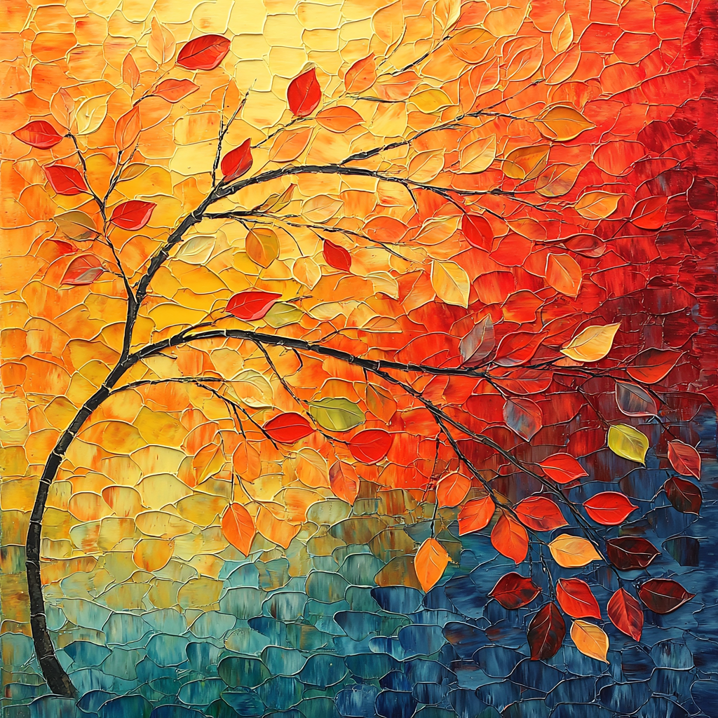 Unspecified Inspired Joyous Autumn Painting Number Kit