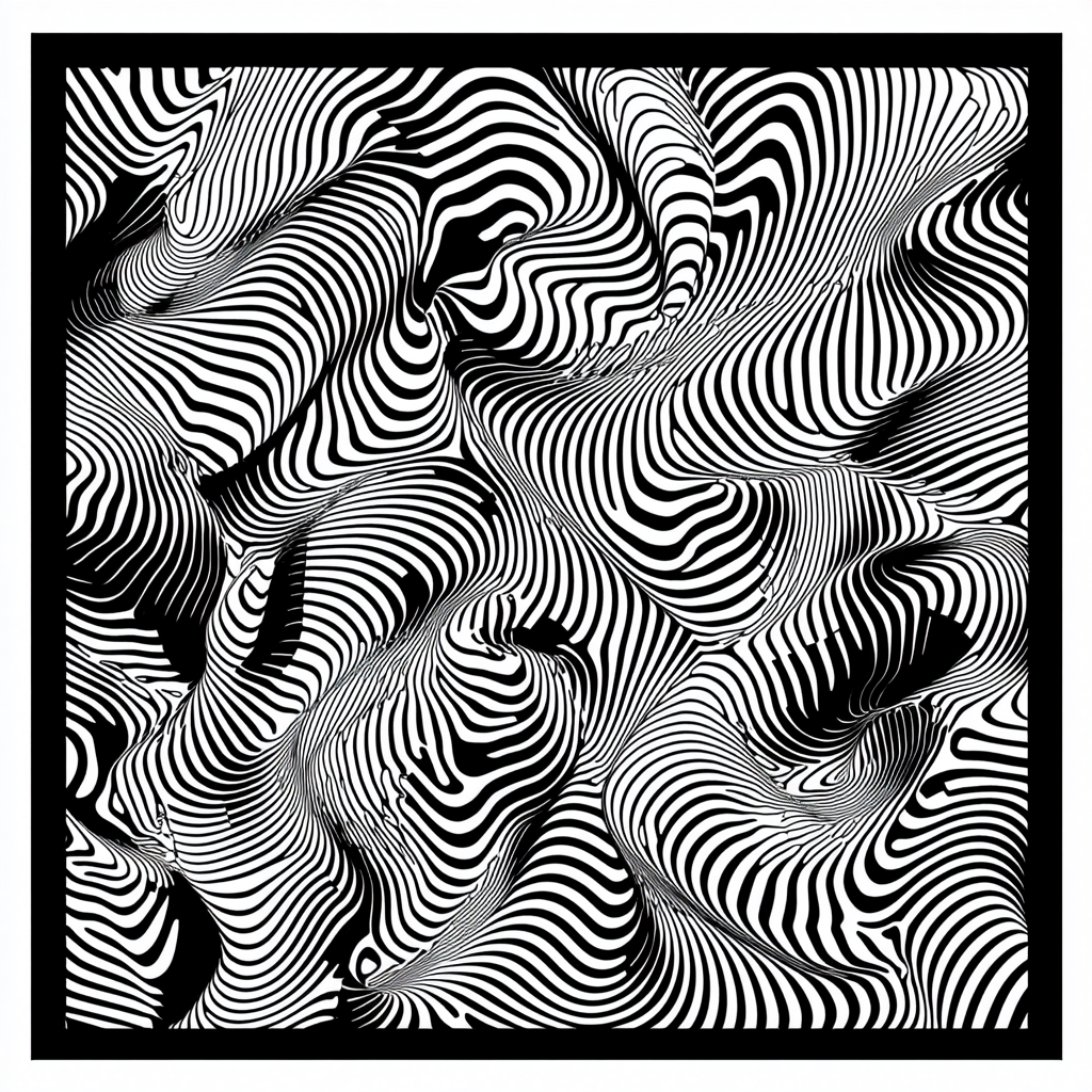 M.C. Escher Inspired Perpetual Motions Numbered Painting Kits