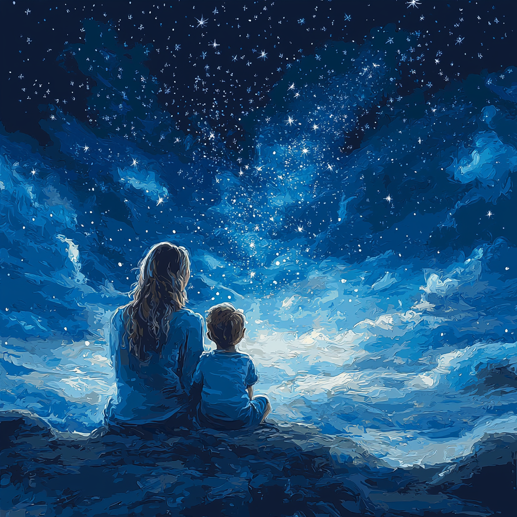 Night Of Shared Dreams Paint By Numbers Art